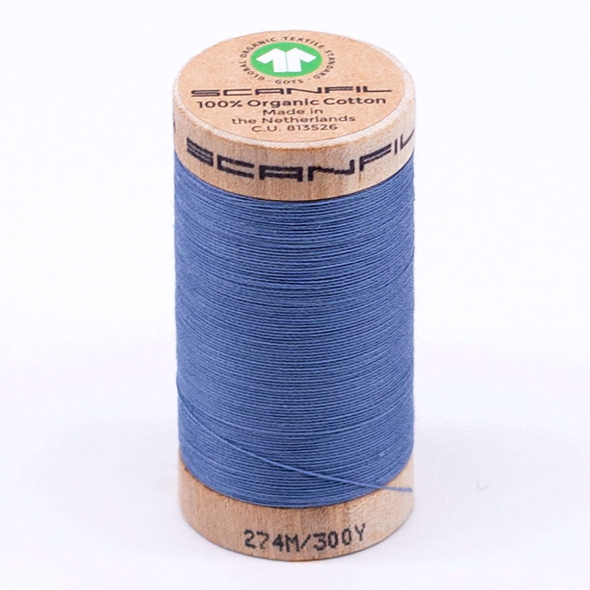 Organic Cotton Spool 30/2 WT | 300 YD | Blue Shadow 4816 – Scanfil ...
