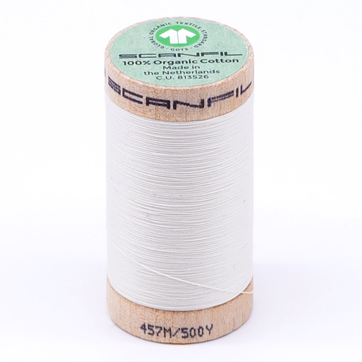 Organic Cotton Spool 50/2 WT | 500 YD | Coconut Milk 4801 – Scanfil ...