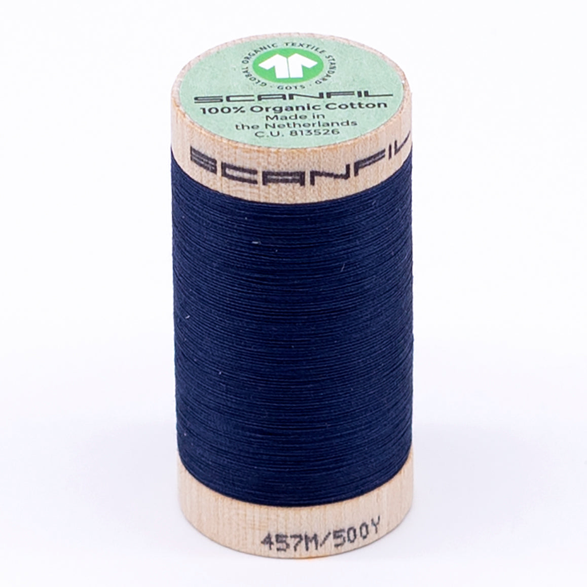 Organic Cotton Spool 50/2 WT | 500 YD | Poseidon 4815 – Scanfil Thread Shop