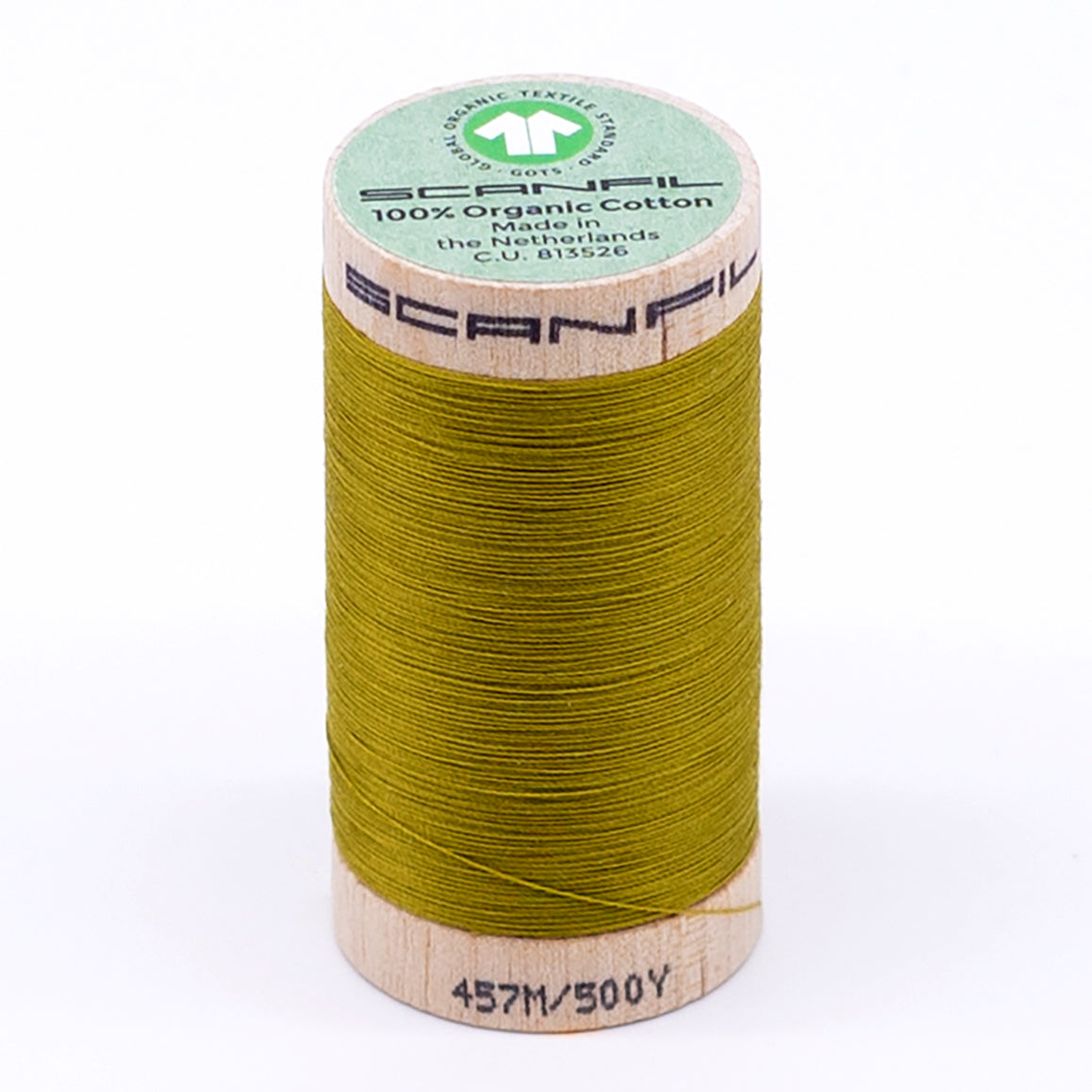 Organic Cotton Spool 50/2 WT | 500 YD | Green Envy 4823 – Scanfil ...
