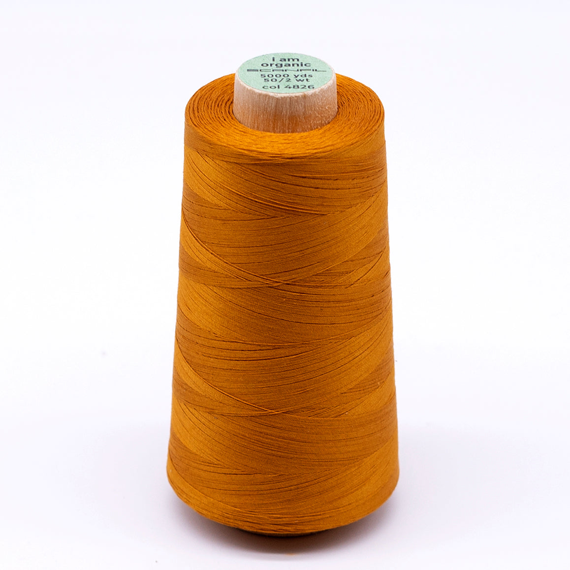 Organic Cotton Cone 50/2 WT | 5000 YD | Sun Flower 4826 – Scanfil ...