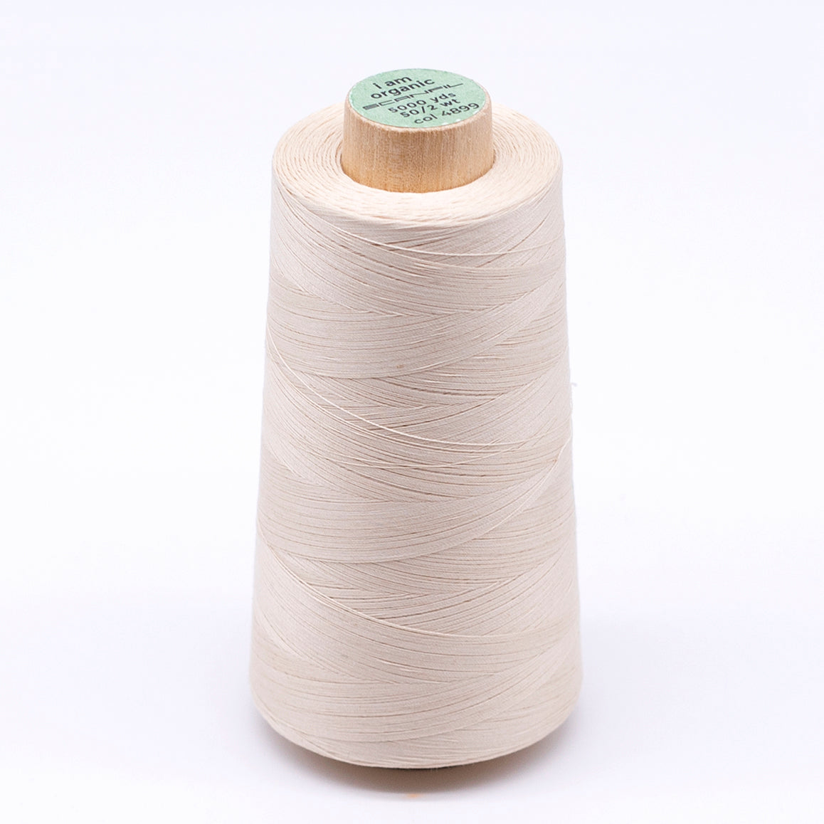 Organic Cotton Cone 50/2 WT | 5000 YD | Undyed 4899 – Scanfil Thread Shop